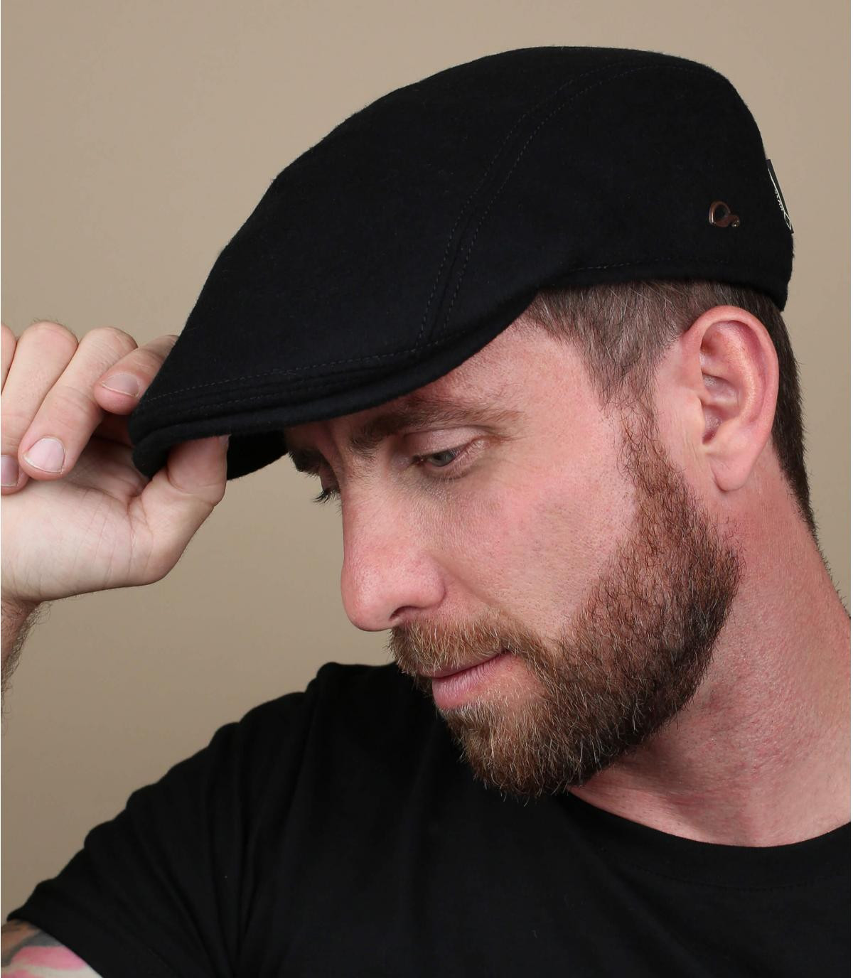 black Gore Tex cap wool Jackson Wool Gore Tex black G ttmann